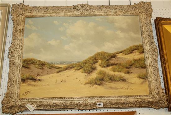 Nordberg, oil, Sand dunes